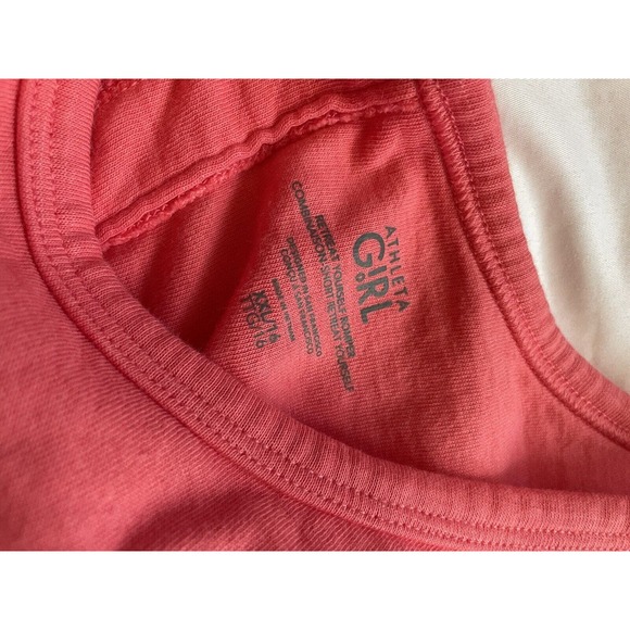 Athleta Girl NEW Retreat Yourself Romper Size XXL 16 Coral Orange Sleeveless NWT - Picture 3 of 8